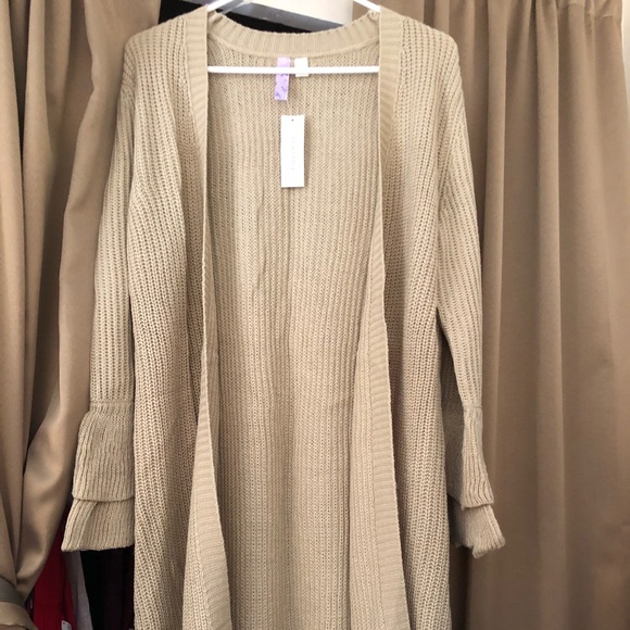 Long Crochet Cardigan from Francesca’s Collection - Picture 2 of 4